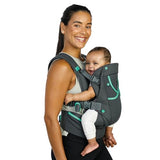 Carry on Active Multi-Pocket Baby Carrier 4-Positions 8-40lbs Gray