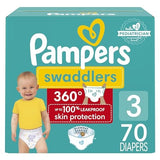 Swaddlers 360 Pull-on Diapers Size 3 70 Count for Easy Changes