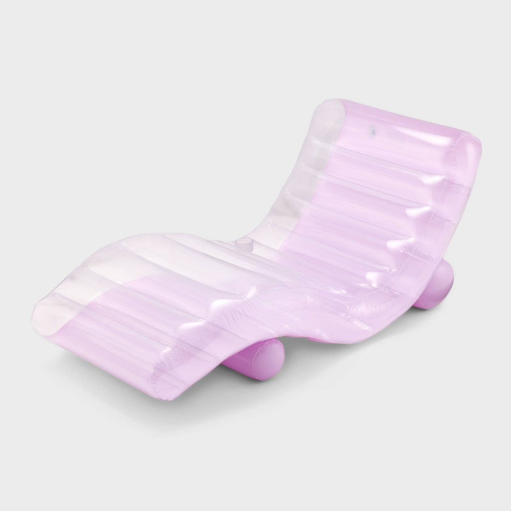 Chaise Lounge Water Floats and Inflatables Pink