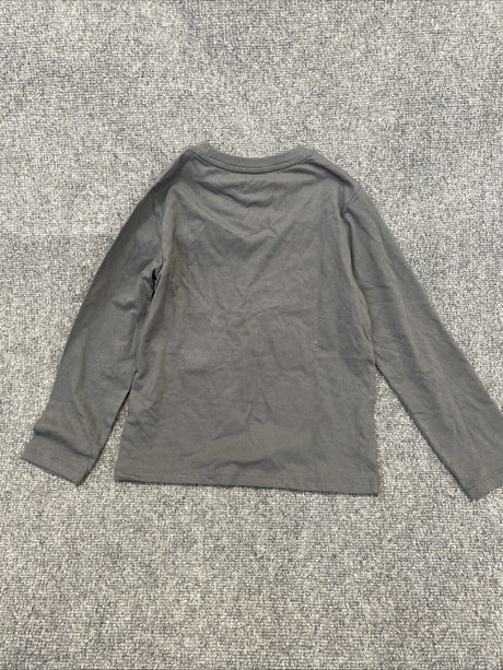 Boys' Long Sleeve T-Shirt - Cat & Jack™ Charcoal Gray S