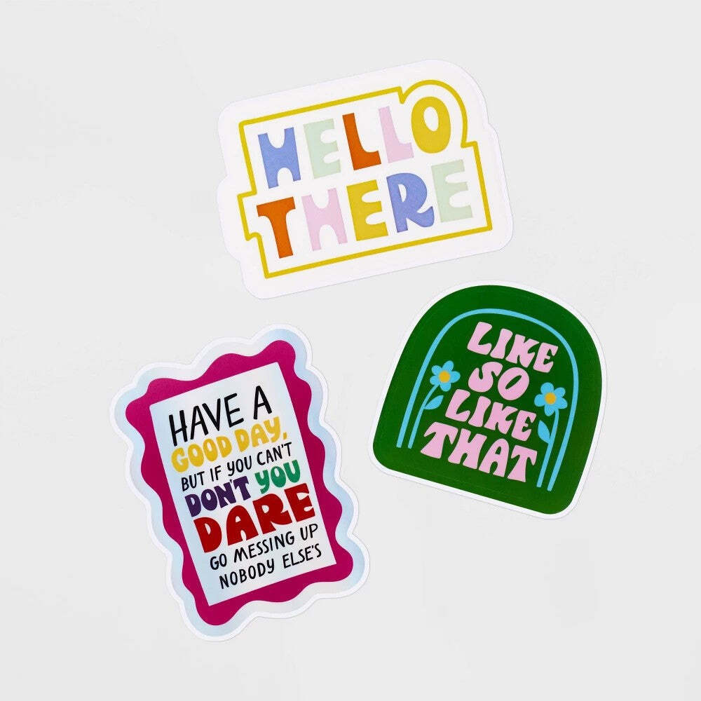 3 Decal Stickers