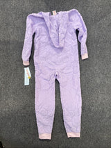 Girls' Smiley Embossed Union Suit - Cat & Jack™ Lavender Purple M