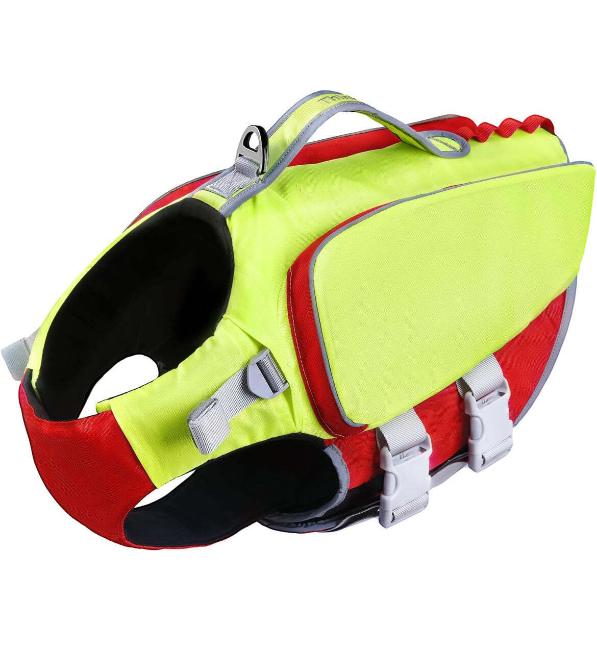 Think pet dog lifejacket harness