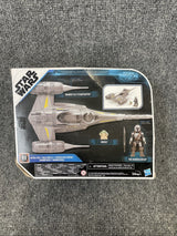 STAR WARS Mission Fleet Mando's N-1 Starfighter Grogu & Mandalorian