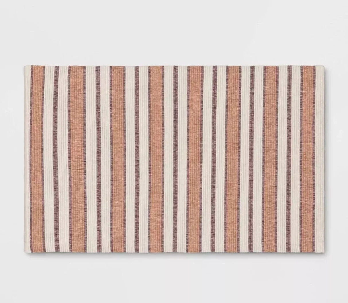 1'8"x2'10" Striped Rectangle Woven Indoor Accent Rug Rust - Threshold