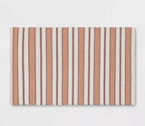 1'8"x2'10" Striped Rectangle Woven Indoor Accent Rug Rust - Threshold