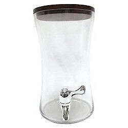 5.8L Glass Beverage Dispenser with Acacia Lid