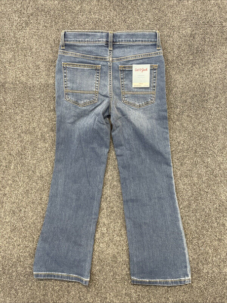 Cat & Jack Boys Straight Leg Jeans With Stretch Dark Wash - Size 8