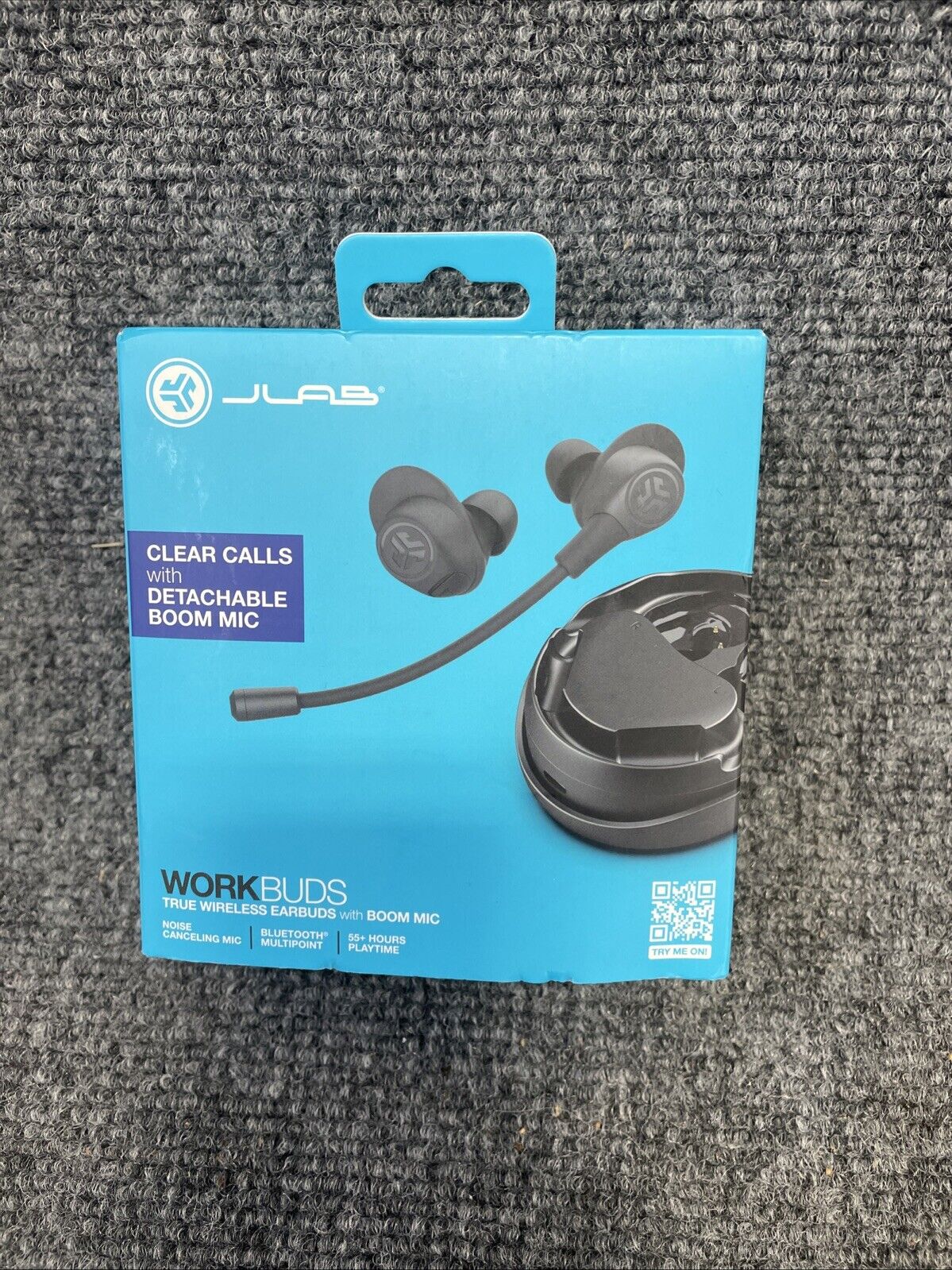 JLab EBWRKBDSRBLK82 Work Buds True Wireless Earbuds - in-Ear - Noise Cancelling