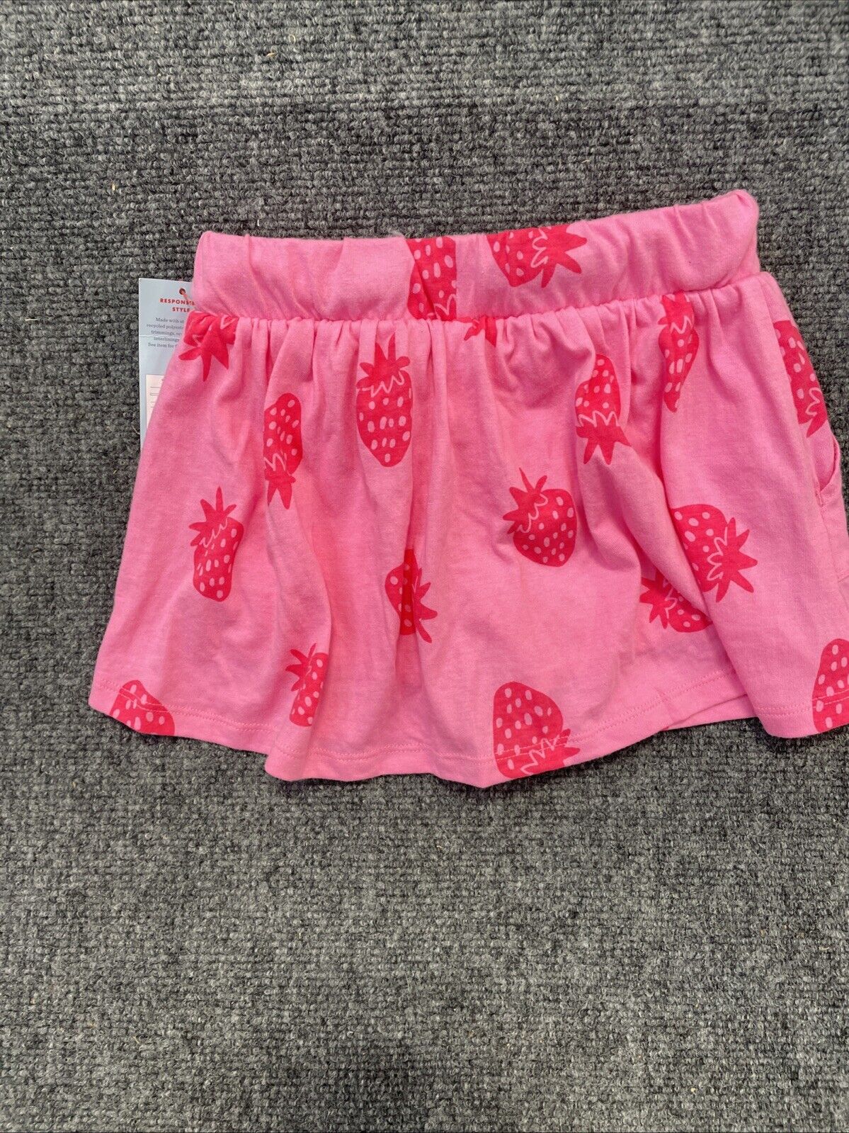Girls' Knit Patch Pocket Skort - Cat & Jack™ Pink XS