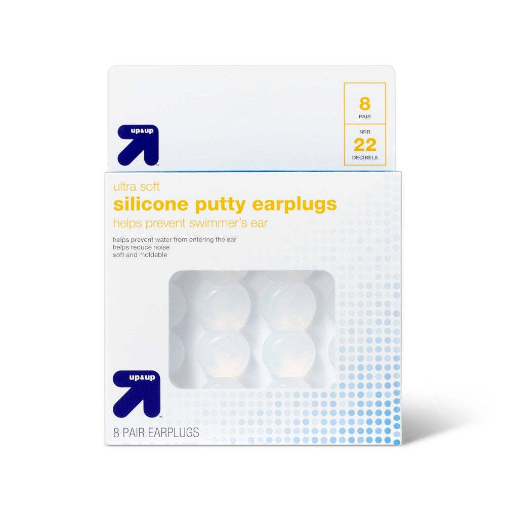 Ultra Soft Silicone Putty Earplugs - 8 Pair