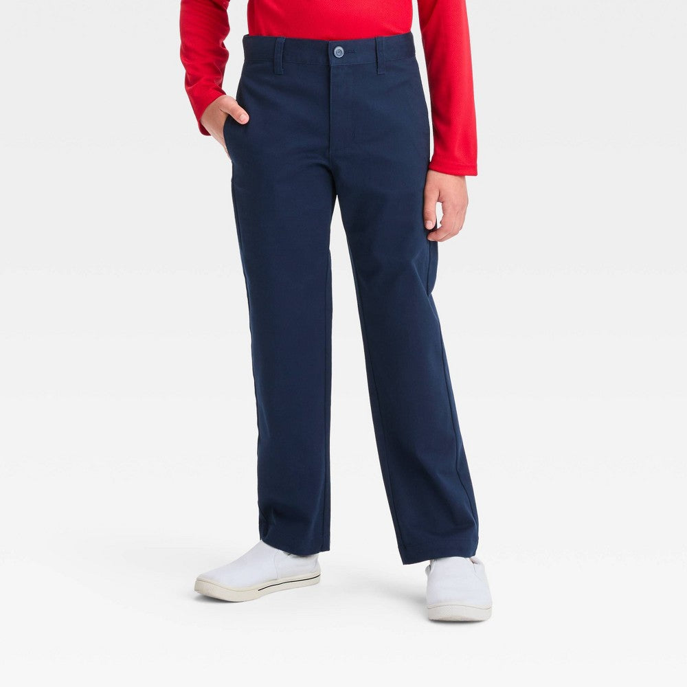 Boys' Straight Fit Pants -  Blue 14