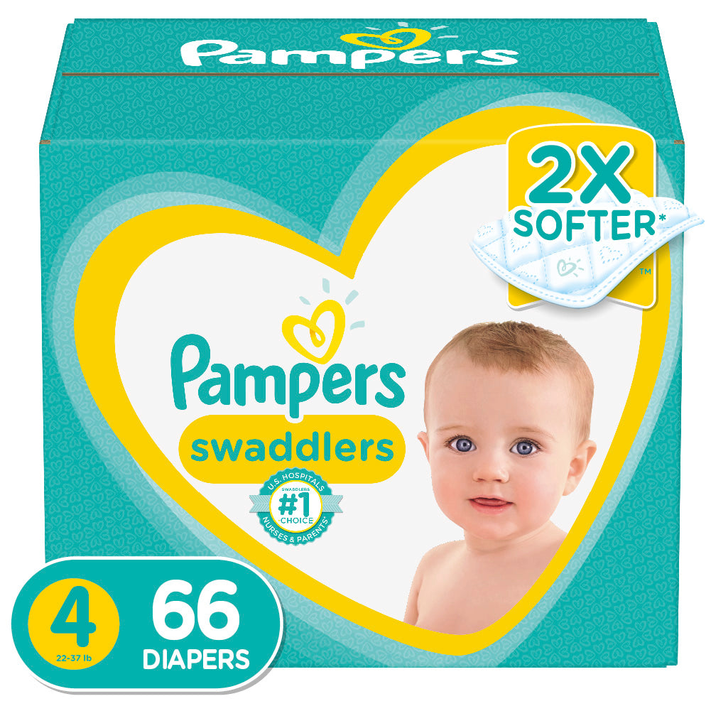 Swaddlers Diapers Size 4 66 Count