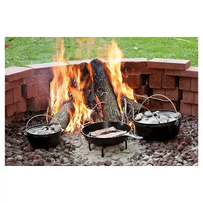 12" Cast Iron Skillet: Preseasoned, Non-Stick, Scratch-Resistant, 12 Inch, Gas & Induction Compatible