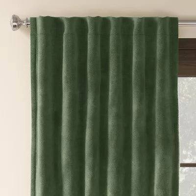 2pk Blackout Velvet Curtain Panels - Threshold