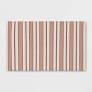 1'8"x2'10" Striped Rectangle Woven Indoor Accent Rug Rust