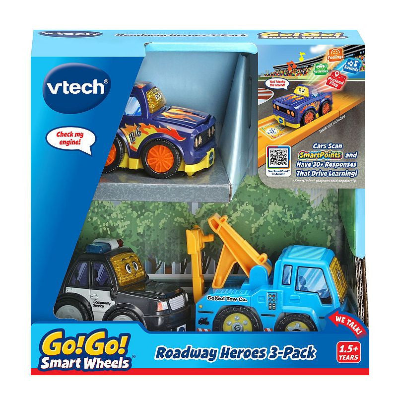 Roadway Heroes 3-Pack Kids’ First Toy Cars