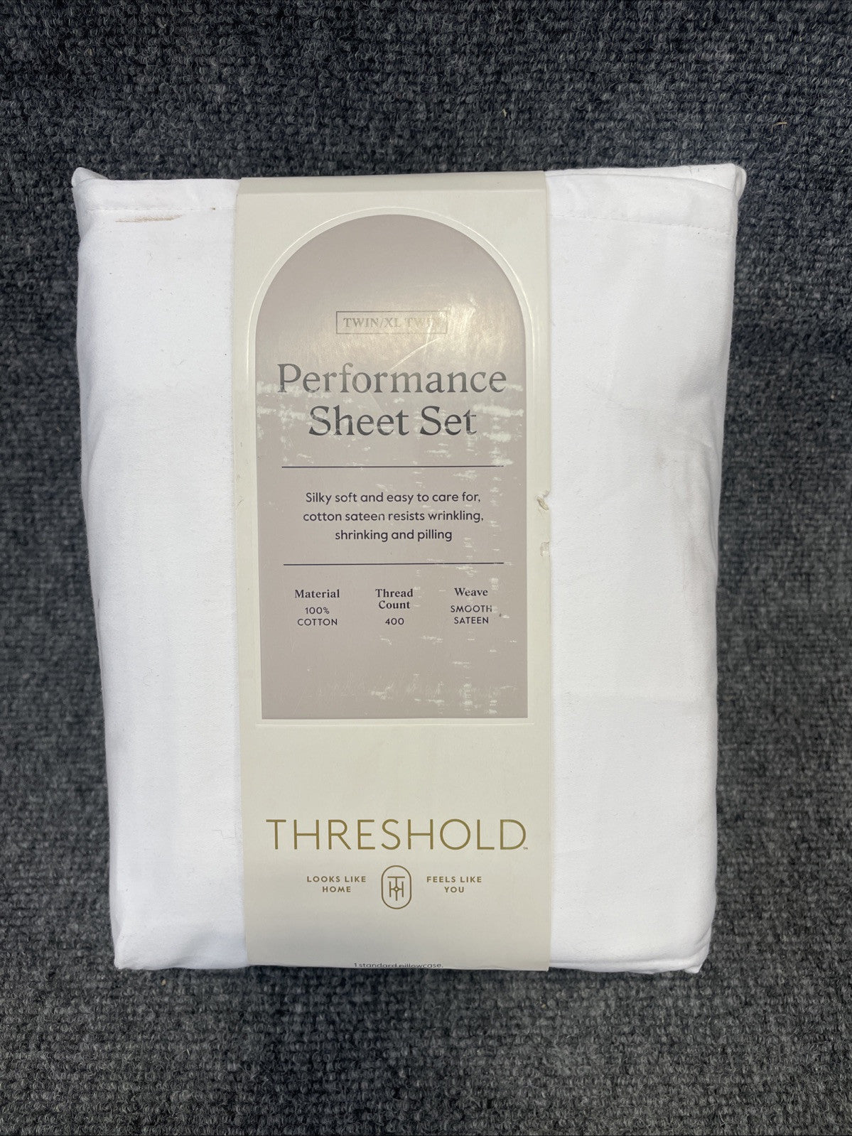 Solid Performance 400 Thread Count Sheet Set - Threshold